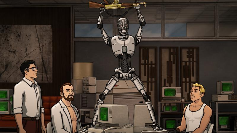 Illustration for article titled Barry’s back (and he brought a classic Archer set-up with him)